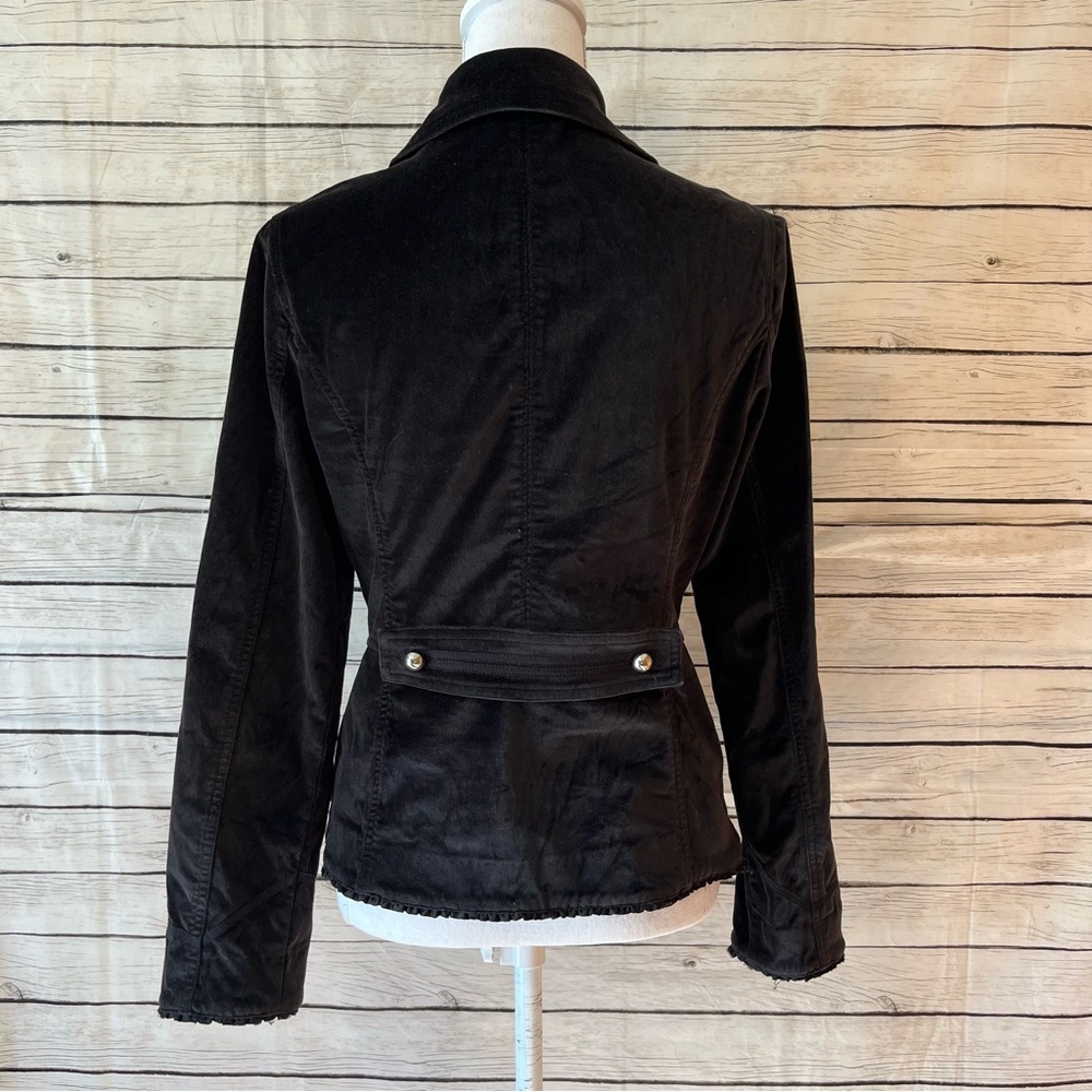 White House Black Market Dark Velvet Blazer - Picture 7 of 9